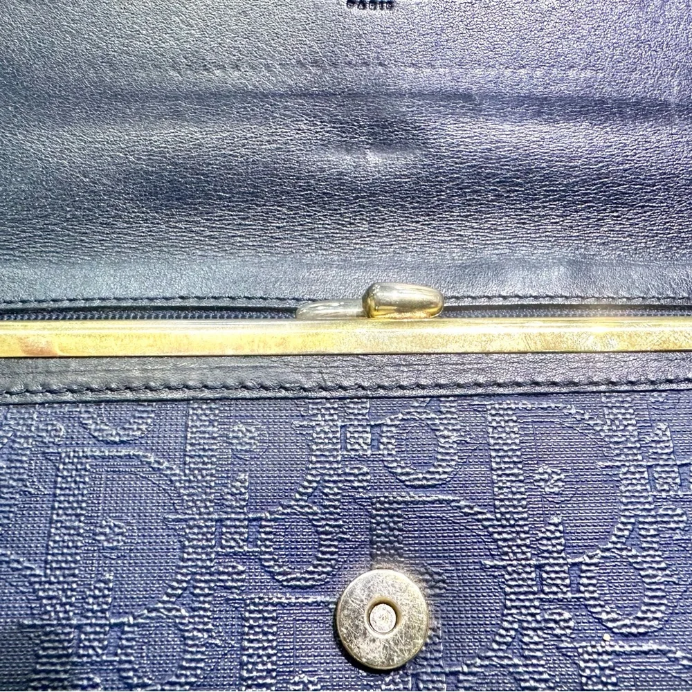 Dior Navy Long Wallet 🥳HOST PICK🥳